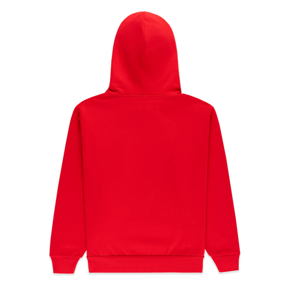 Sp5der Red OG Web Studded Zip Hoodie