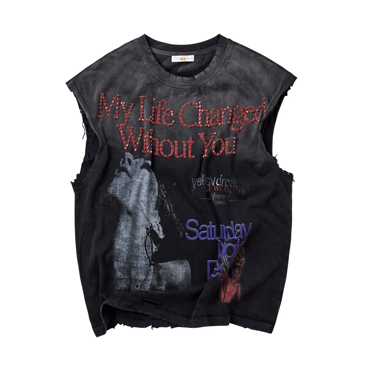 Vale Black Growth Tank Sleeveless