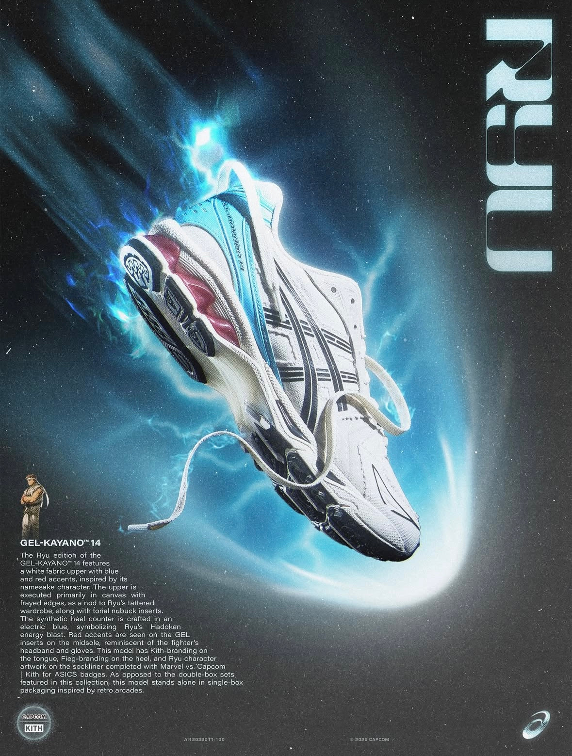 Kith Asics Gel-Kayano 14 Marvel vs Capcom Ryu