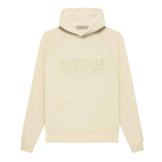 Fear of God Essentials Egg Shell Hoodie Front VIew