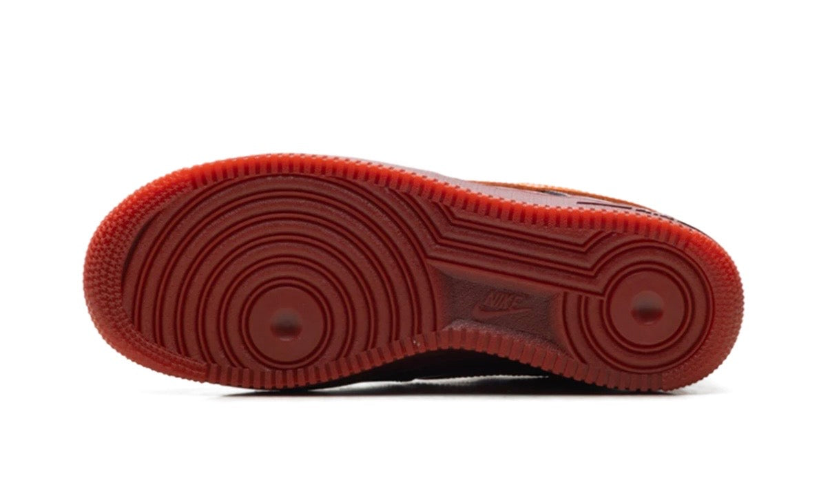 Nike Air Force 1 Patent Leather Team Red Safety Orange