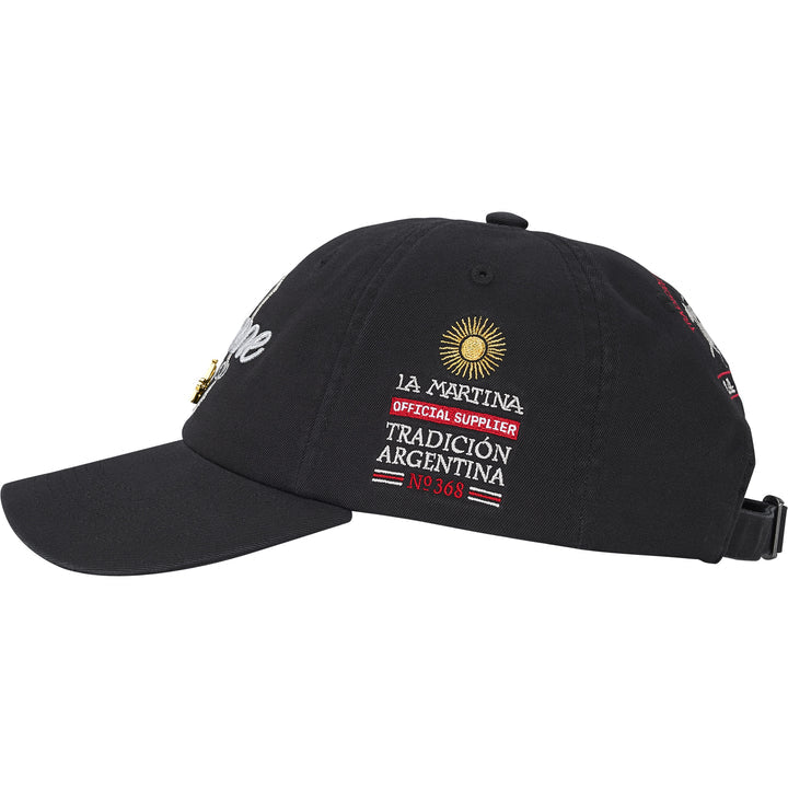 Supreme Jacob & Co La Martina Black 6-Panel Hat