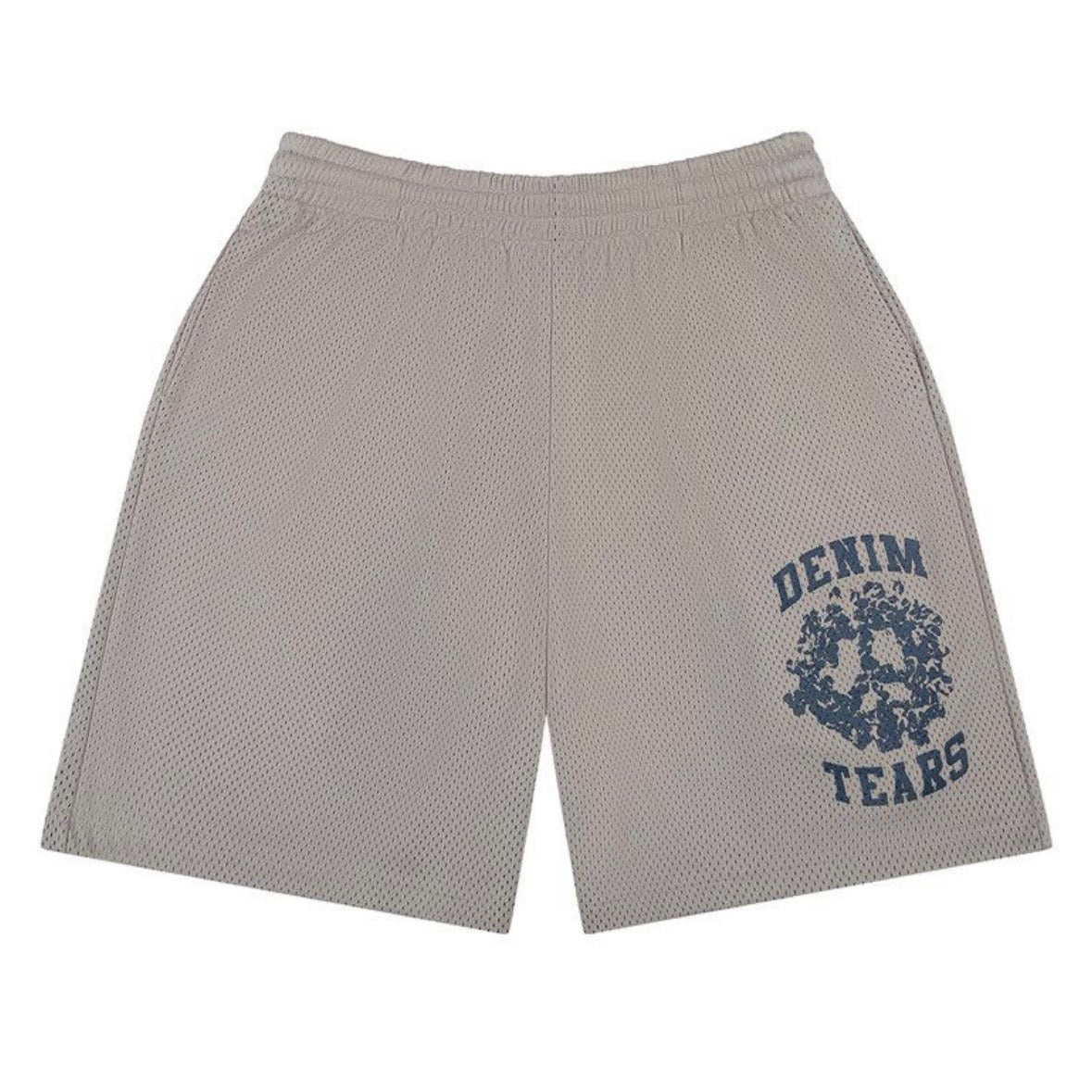 Denim Tears Grey University Mesh Shorts