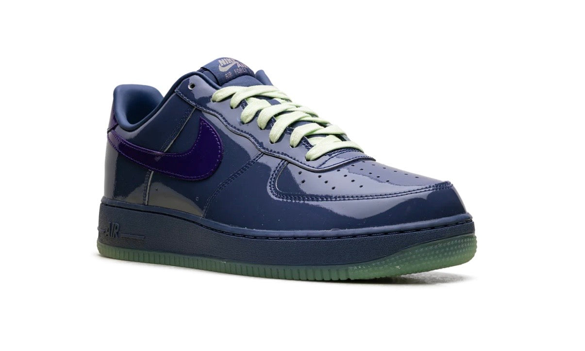 Nike Air Force 1 Patent Leather Mystic Navy Grape Ice
