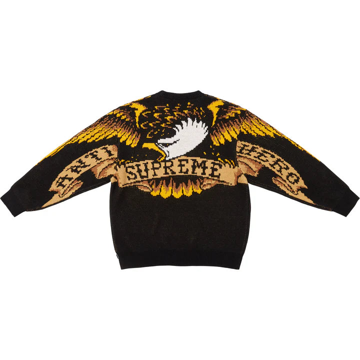 Supreme Antihero Black Sweater