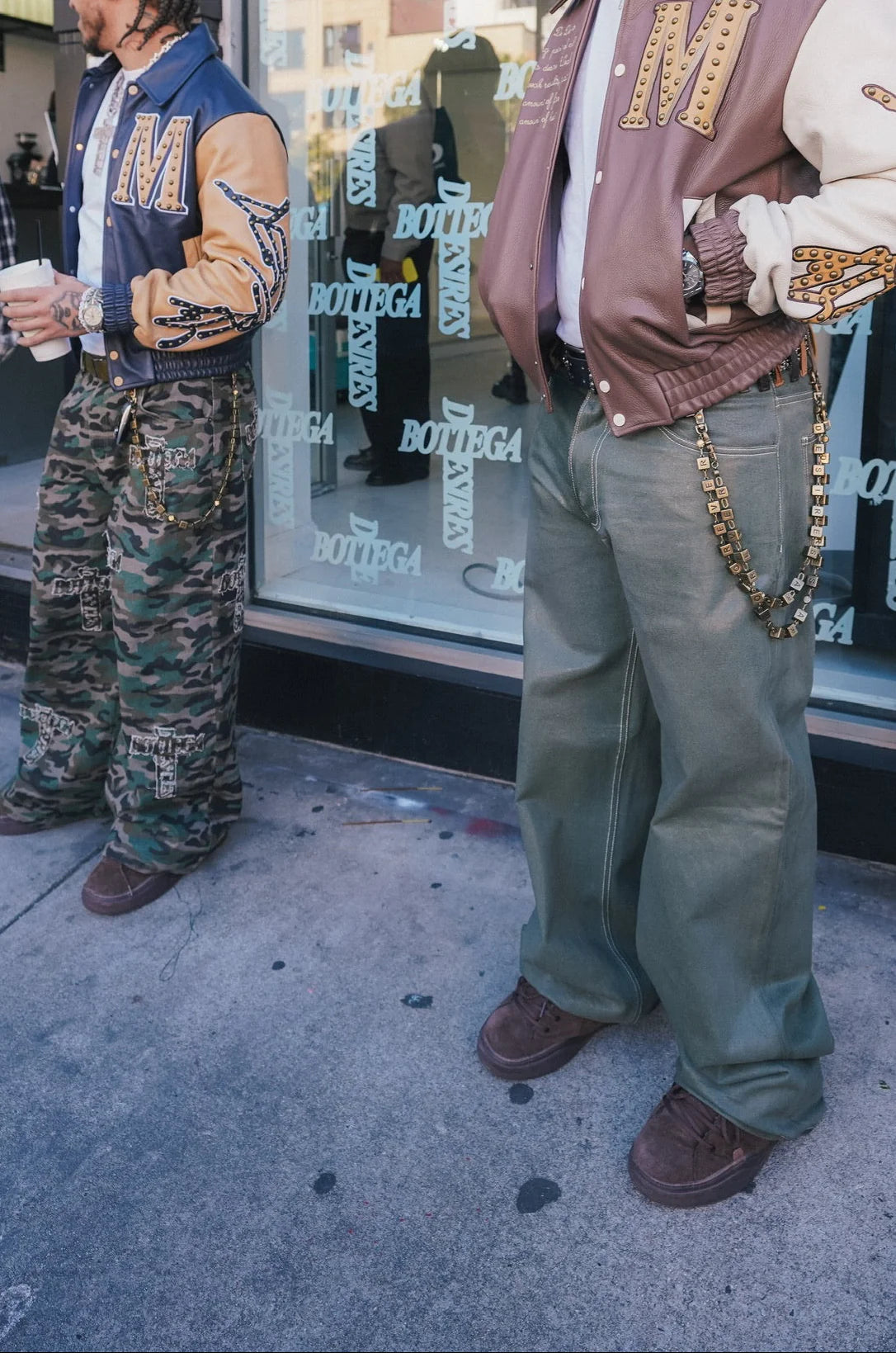 Bottega Desires Brass Dice Wallet Chain