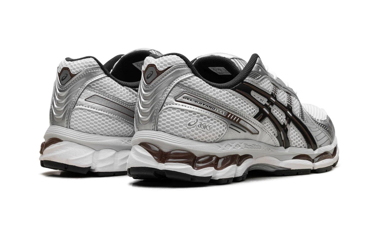 Asics Gel-Kayano 12.1 White Graphite Grey Brown