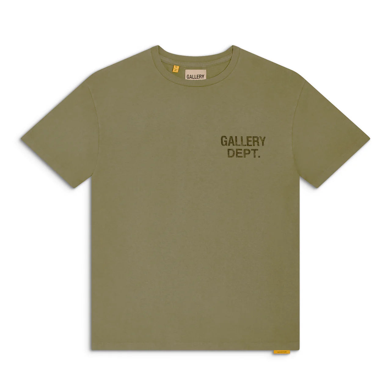 Gallery Dept Olive Souvenir Logo T-Shirt