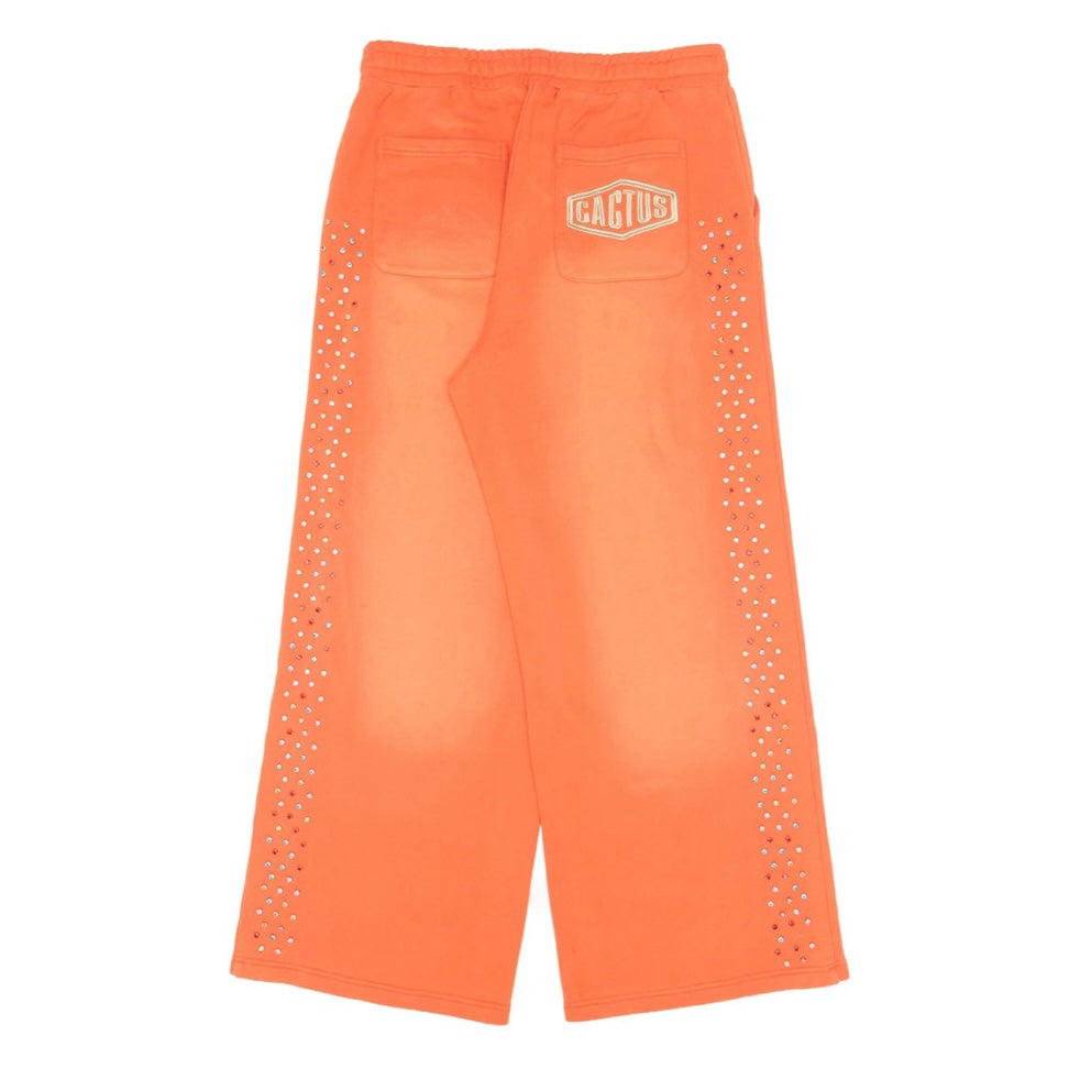 AZVA Orange Crystal Cactus Sweatpants