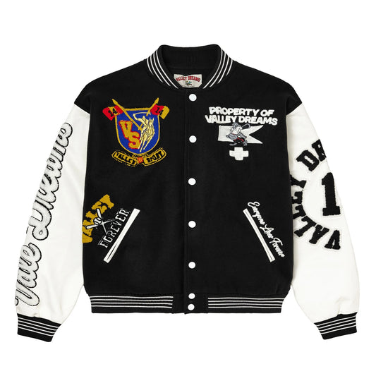 Vale Black Alumni Varsity Jacket