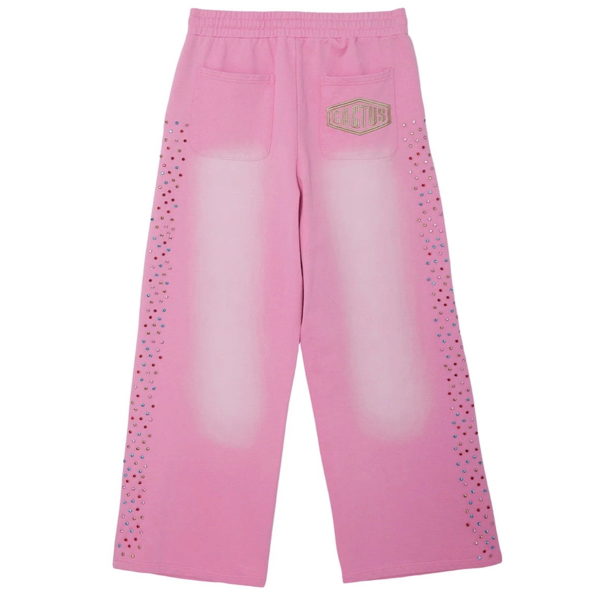 AZVA Pink Crystal Cactus Sweatpants