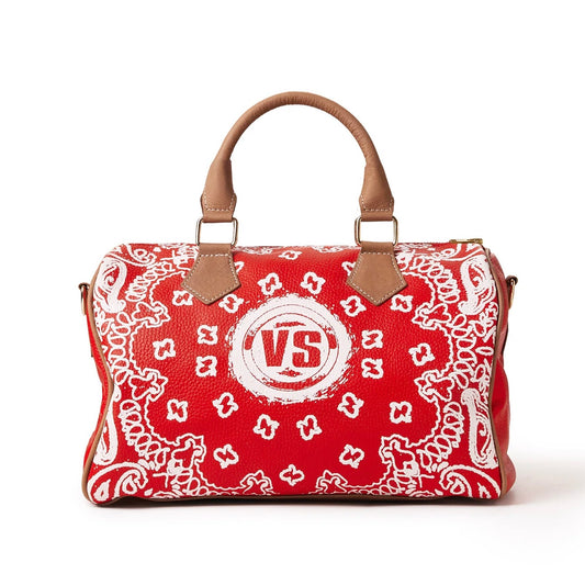 Vale Red Flag Mini Duffle Bag