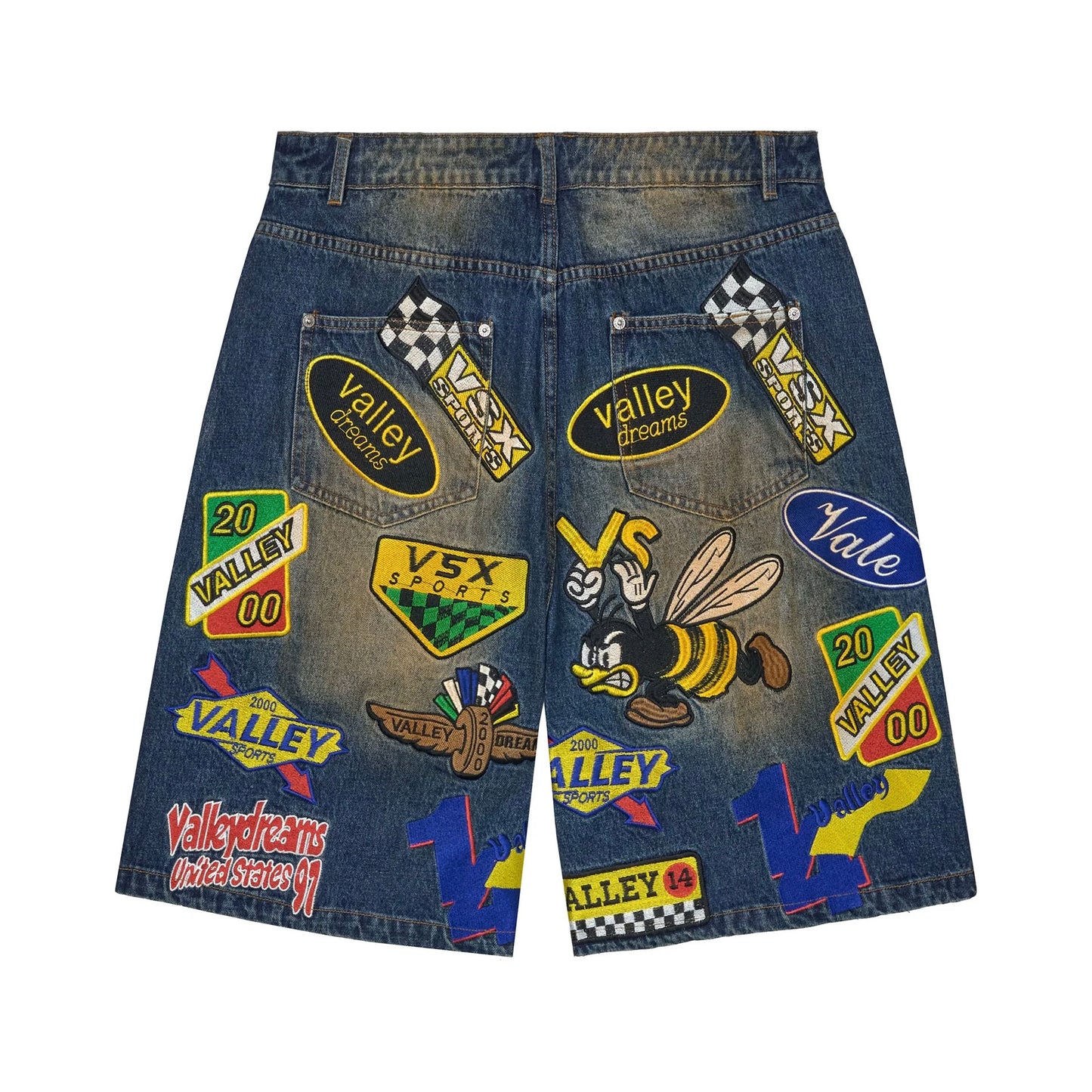Vale Blue Passport Jorts