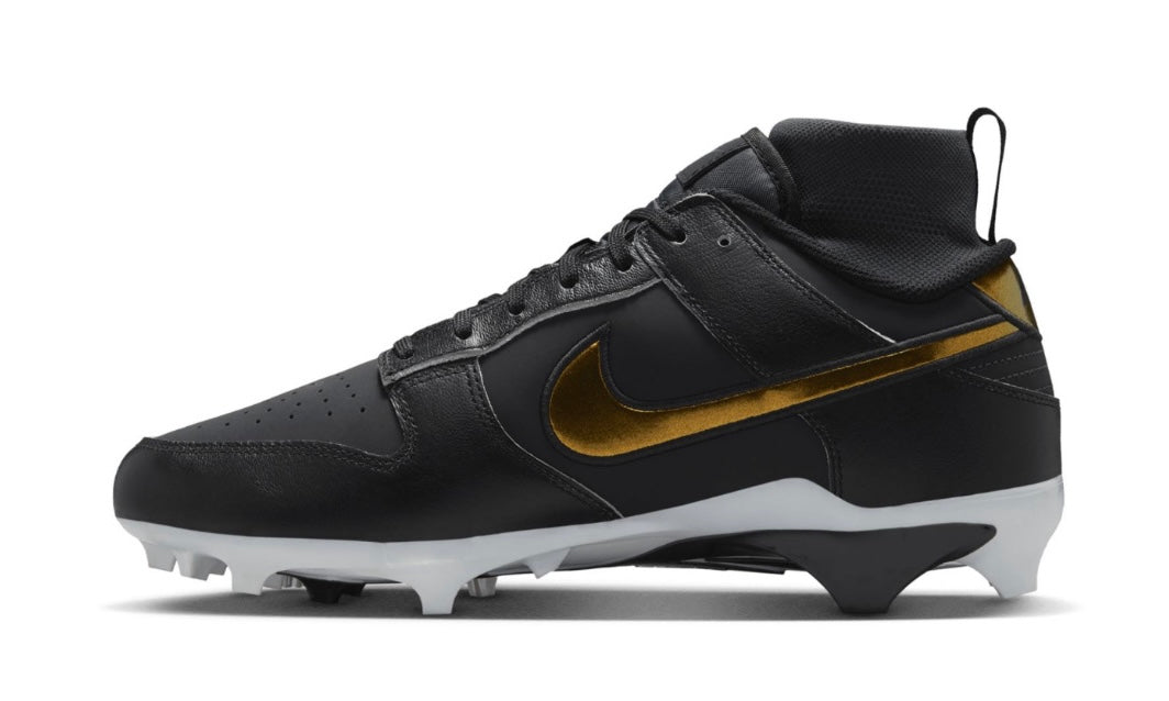 Nike Black Off Noir Alpha Menace Dunk Cleats