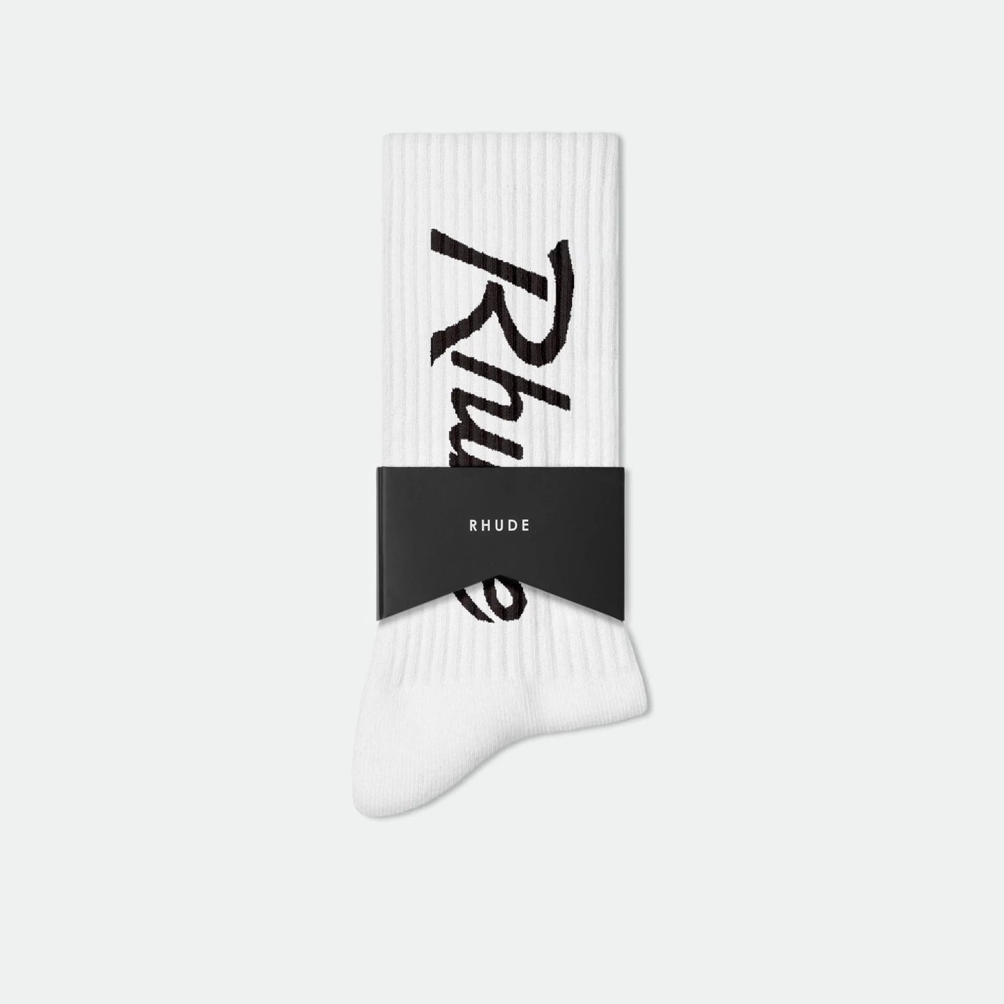 Rhude White Verizon Socks