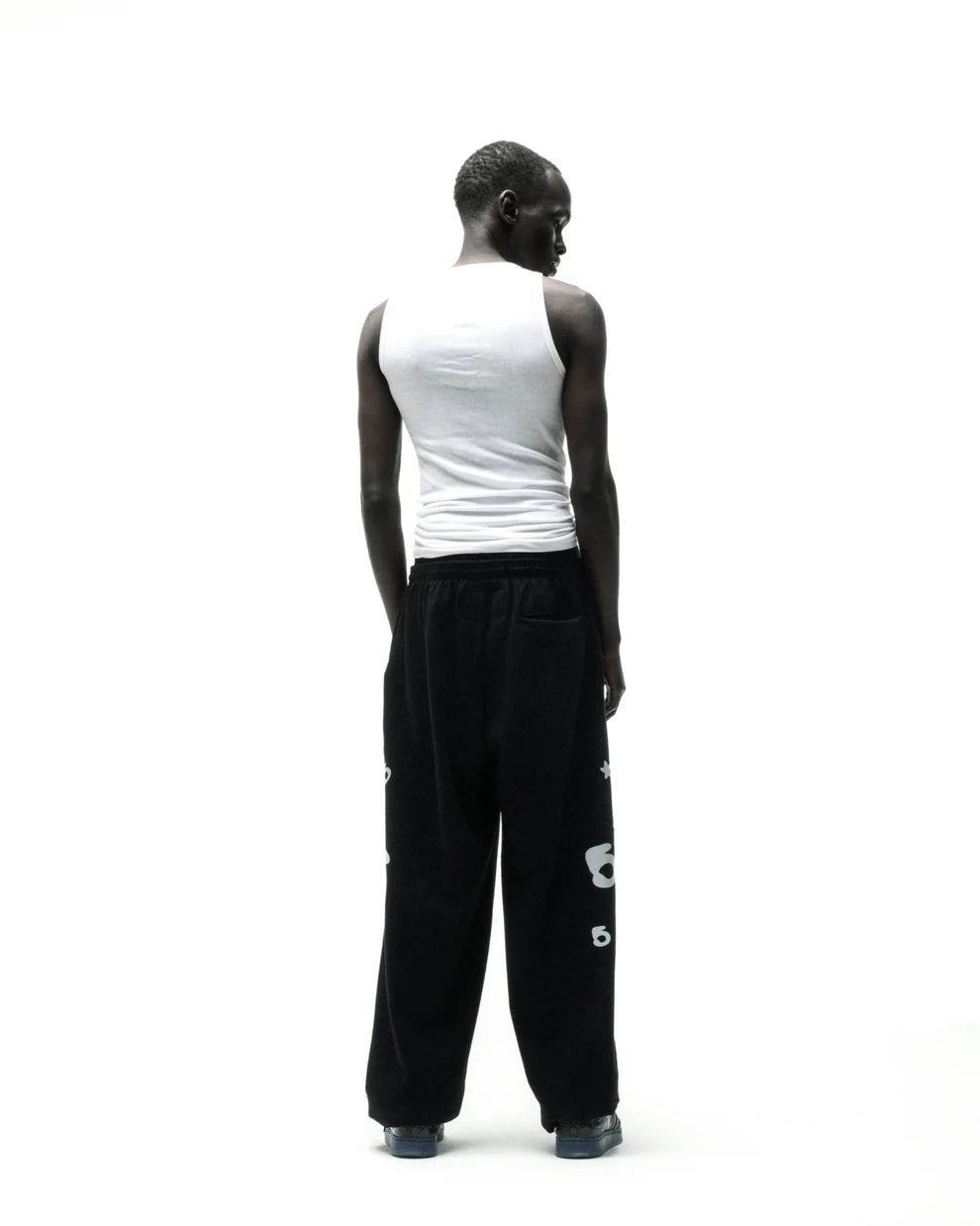 Sp5der Black Reflective Beluga Sweatpants
