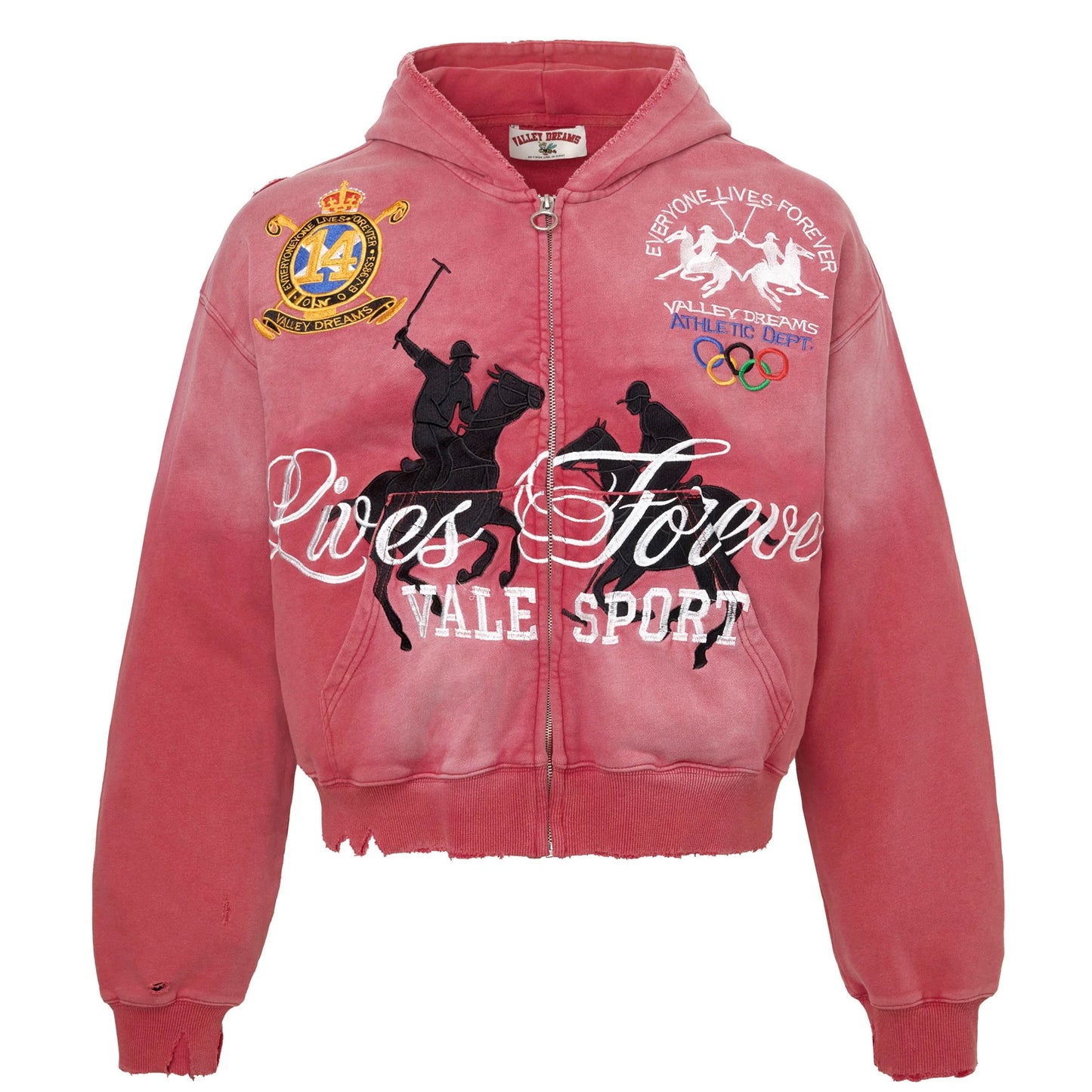 Vale Rockefeller Zip Hoodie