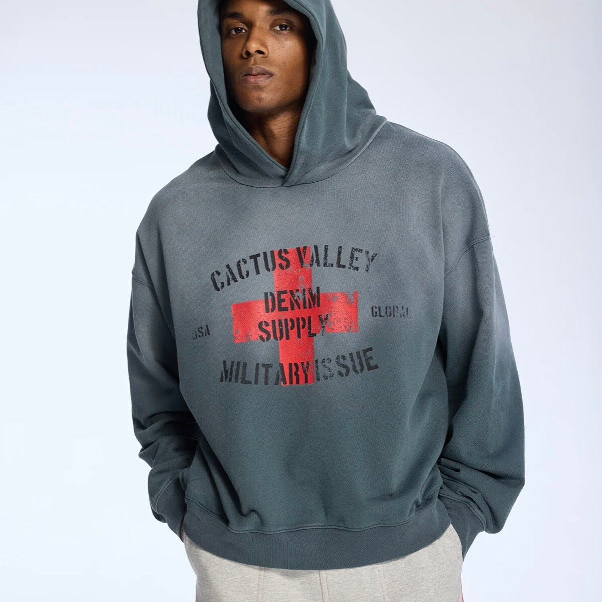AZVA CV Red Cross Hoodie
