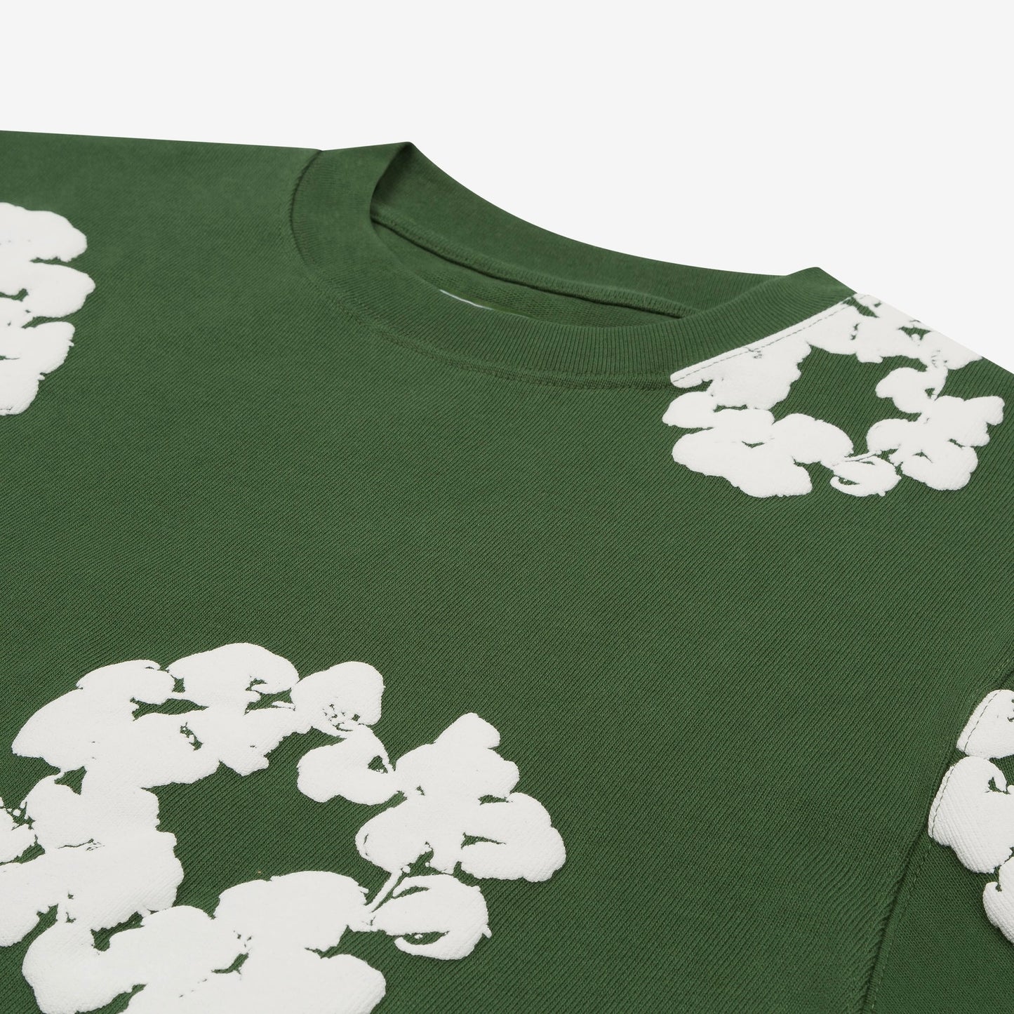 Denim Tears Green Cotton Wreath Long Sleeve