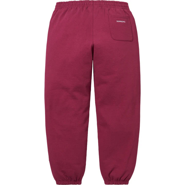 Supreme Raspberry S Logo Sweatpants
