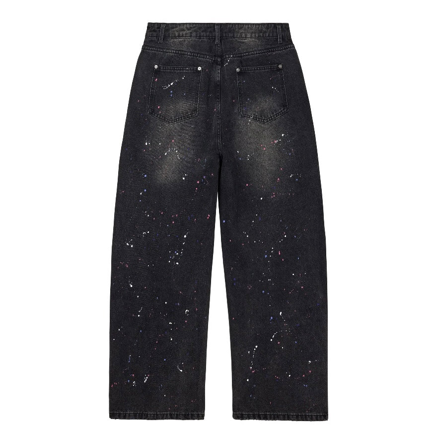 Vale Black Ice Cream Denim Pants