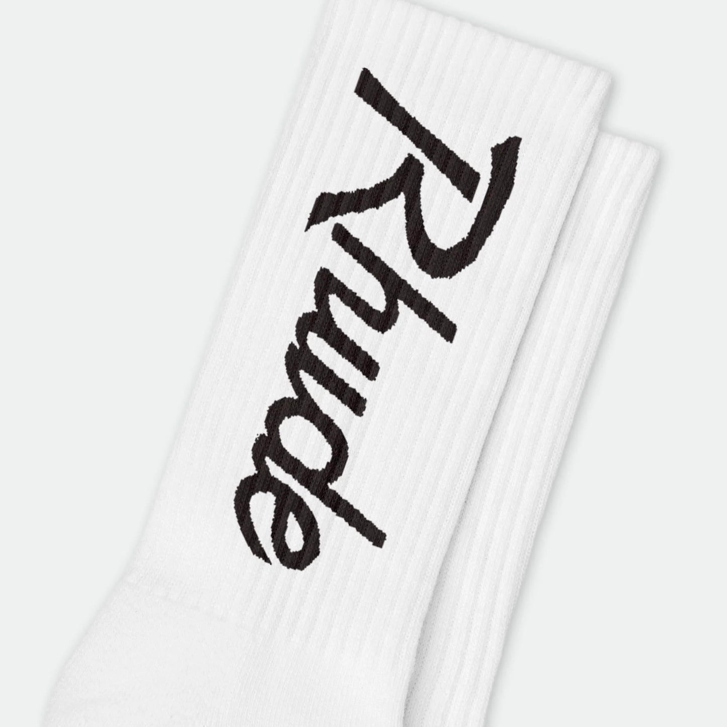 Rhude White Verizon Socks
