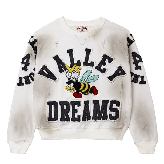 Vale White Insignia Crewneck