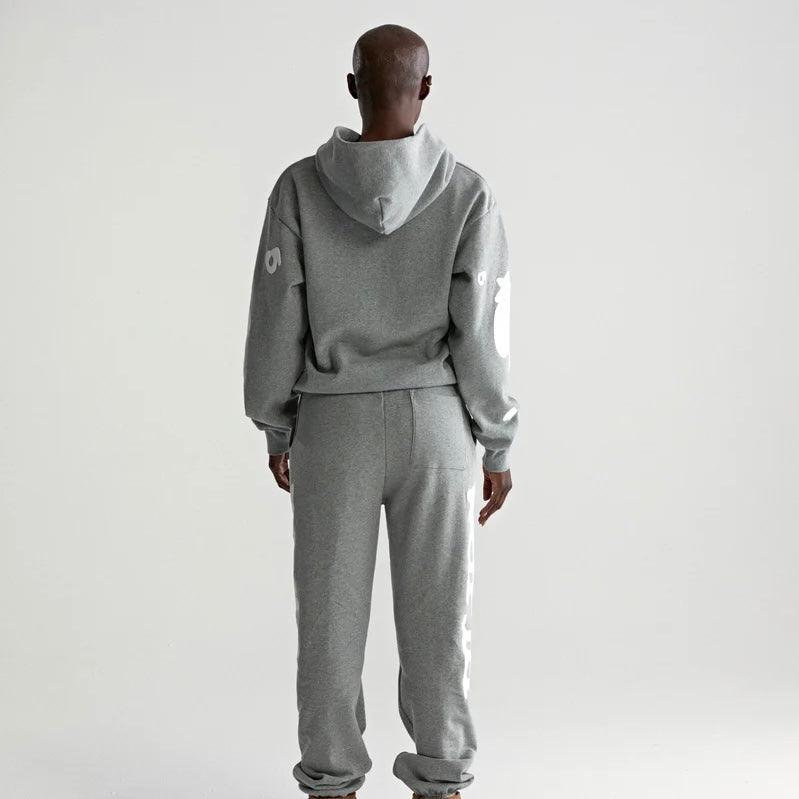 Sp5der Dark Heather Grey Beluga Hoodie