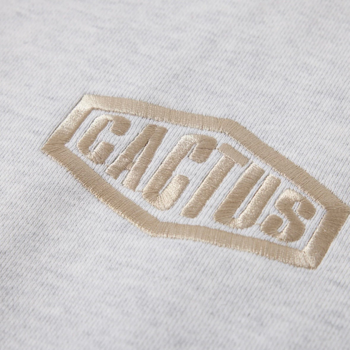 AZVA Grey Crystal Cactus Zip Hoodie