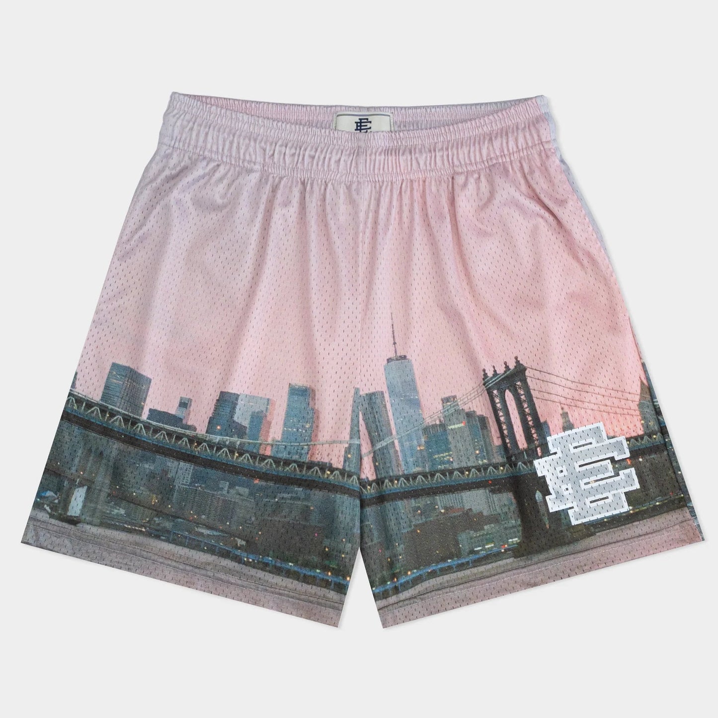 Eric Emanuel Pink NYC Skyline Shorts