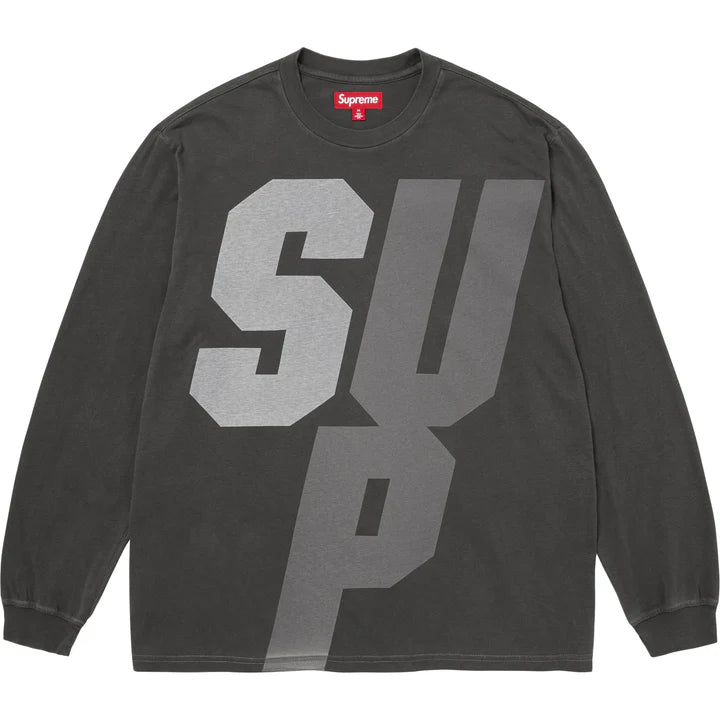 Supreme Black Reflective Long Sleeve