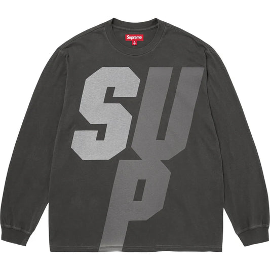 Supreme Black Reflective Long Sleeve