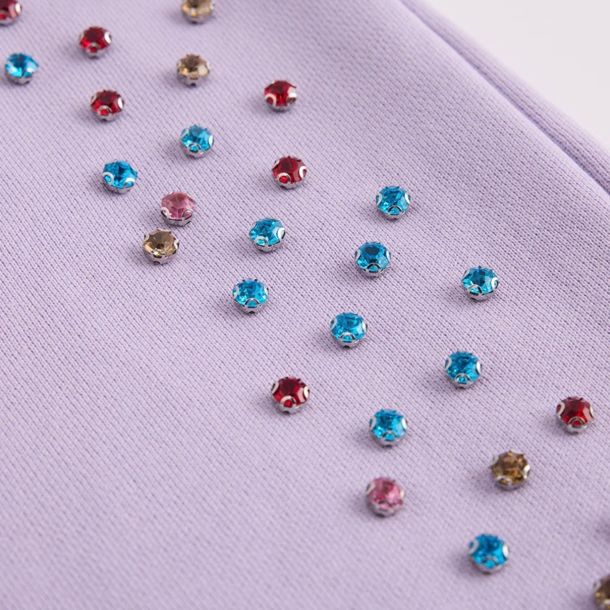 AZVA Lavender Crystal Cactus Shorts