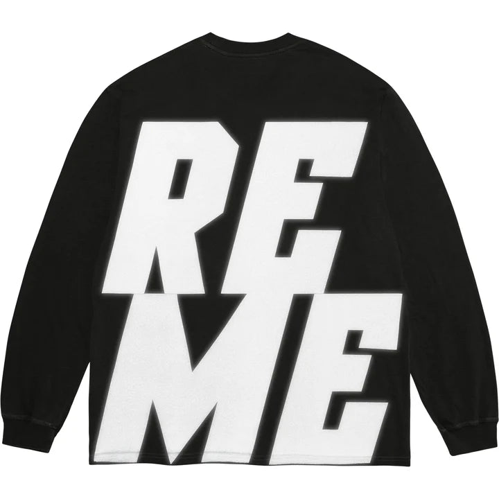 Supreme Black Reflective Long Sleeve