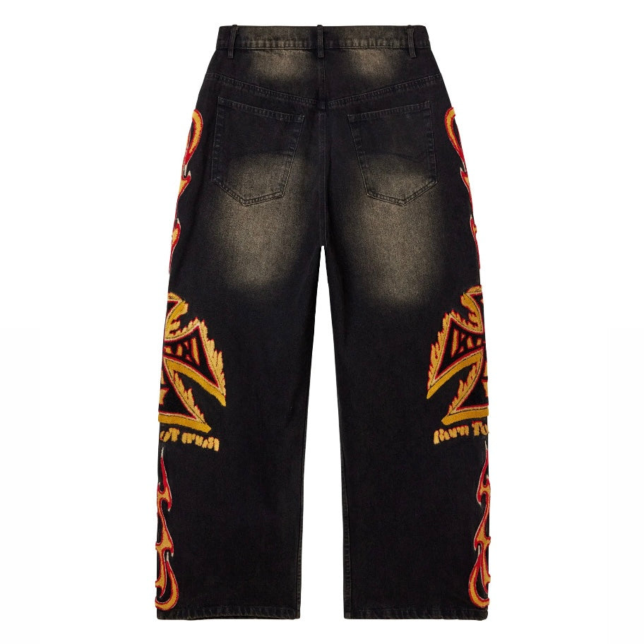 Vale Black Inferno Denim Pants