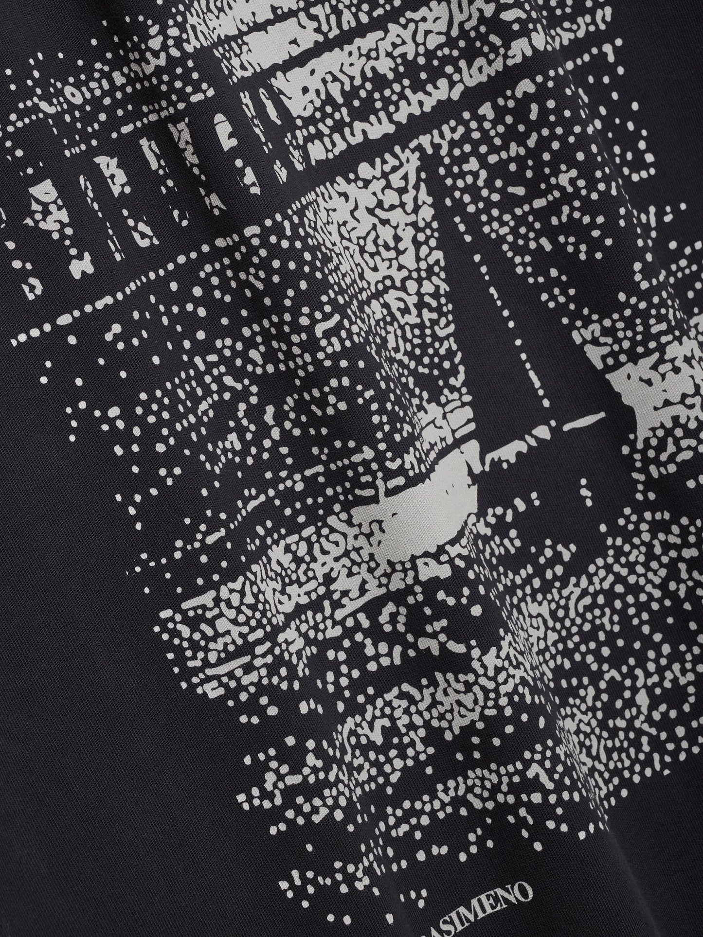 Rhude Vintage Black Lago Transimeno T-Shirt