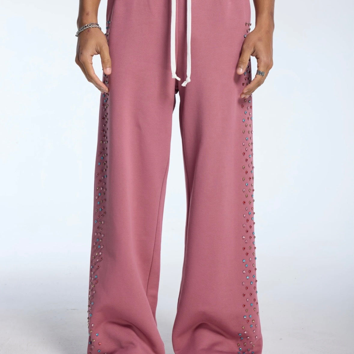 AZVA Raspberry Crystal Cactus Sweatpants
