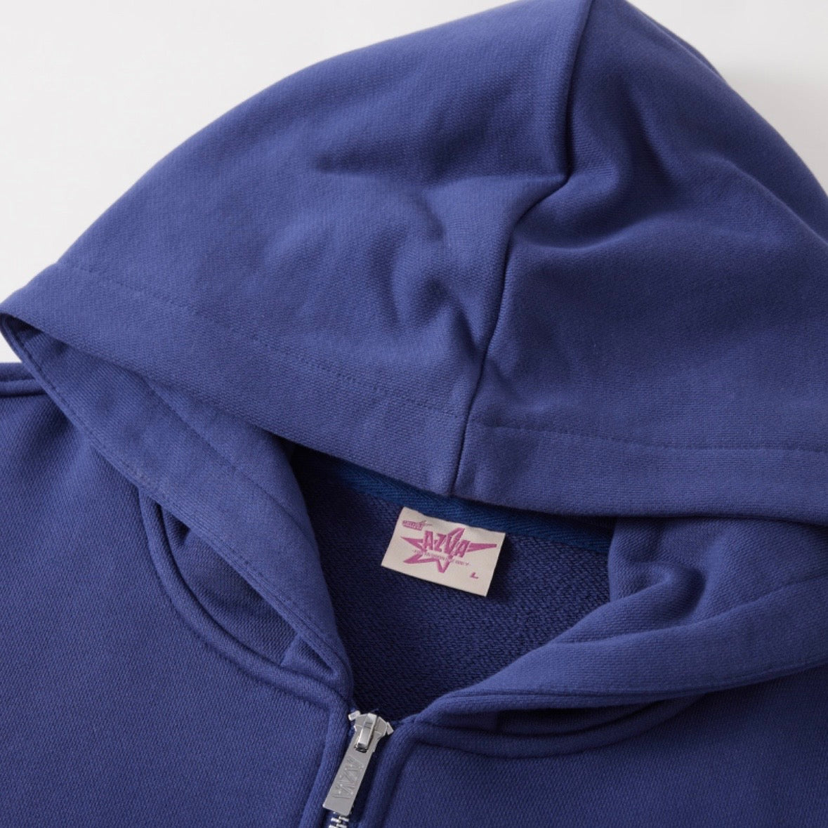 AZVA Navy Crystal Cactus Zip Hoodie