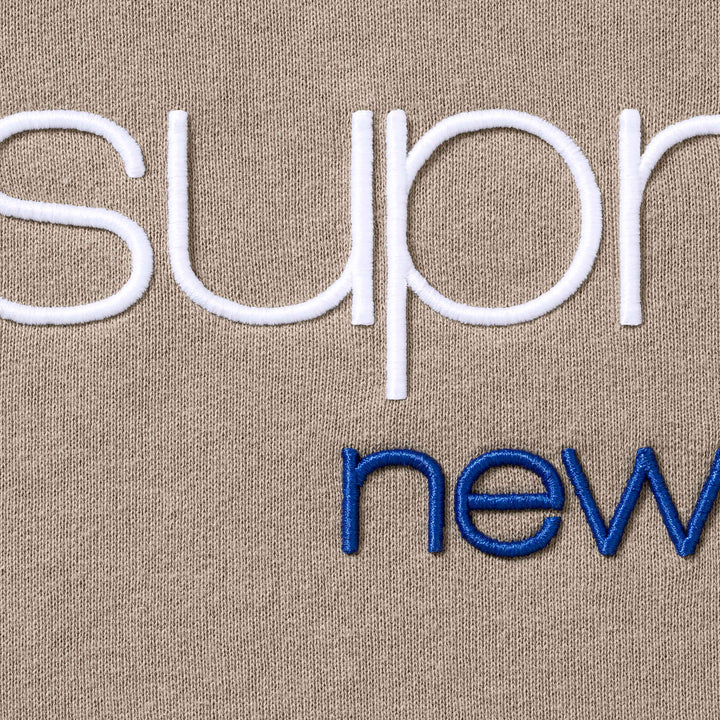 Supreme Taupe Classic Logo Hoodie