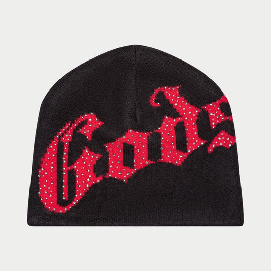 Godspeed Black Red OG Logo Studded Beanie