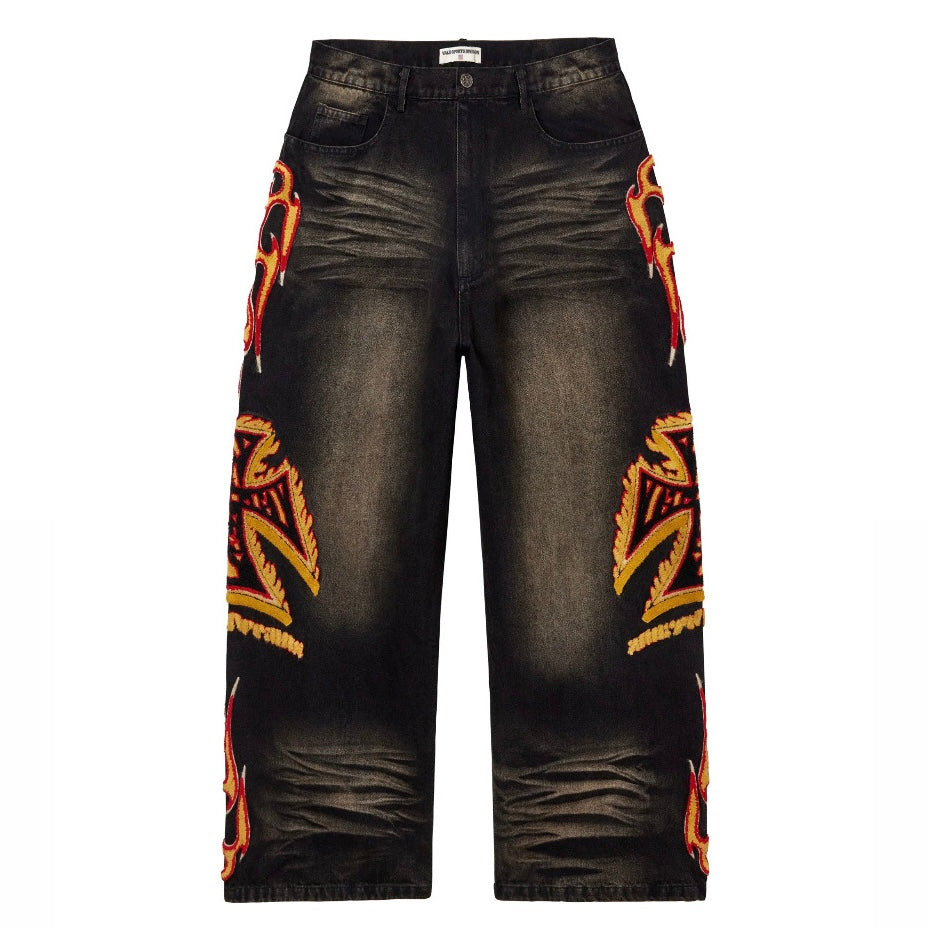 Vale Black Inferno Denim Pants