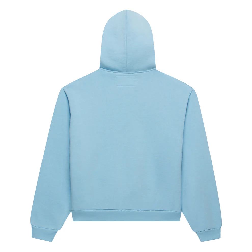 Sp5der Sky Blue OG Web Zip Hoodie