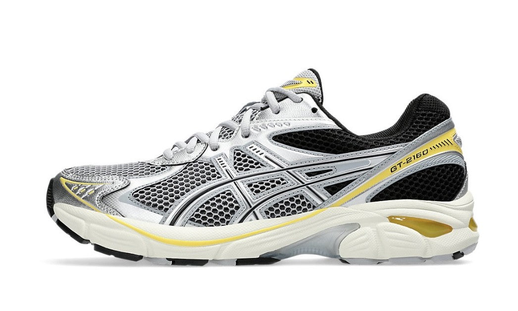 Asics GT-2160 Piedmont Grey Yellow Side