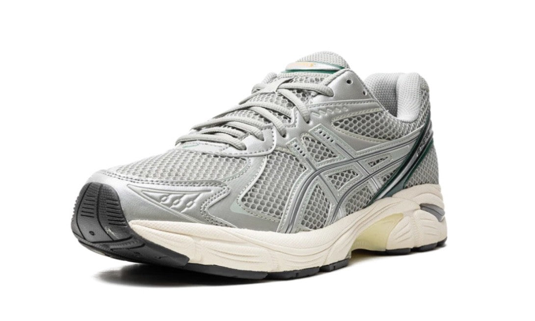 Asics GT-2160 Seal Grey Jewel Green Front Left