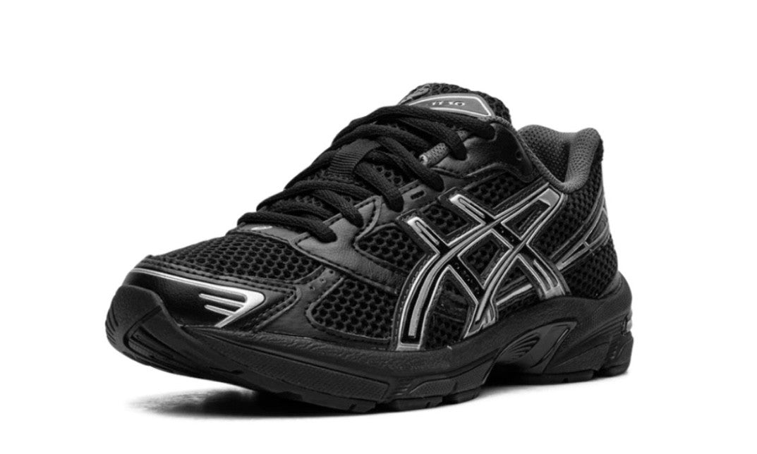 Asics Gel-1130 Black Pure Silver Front Left