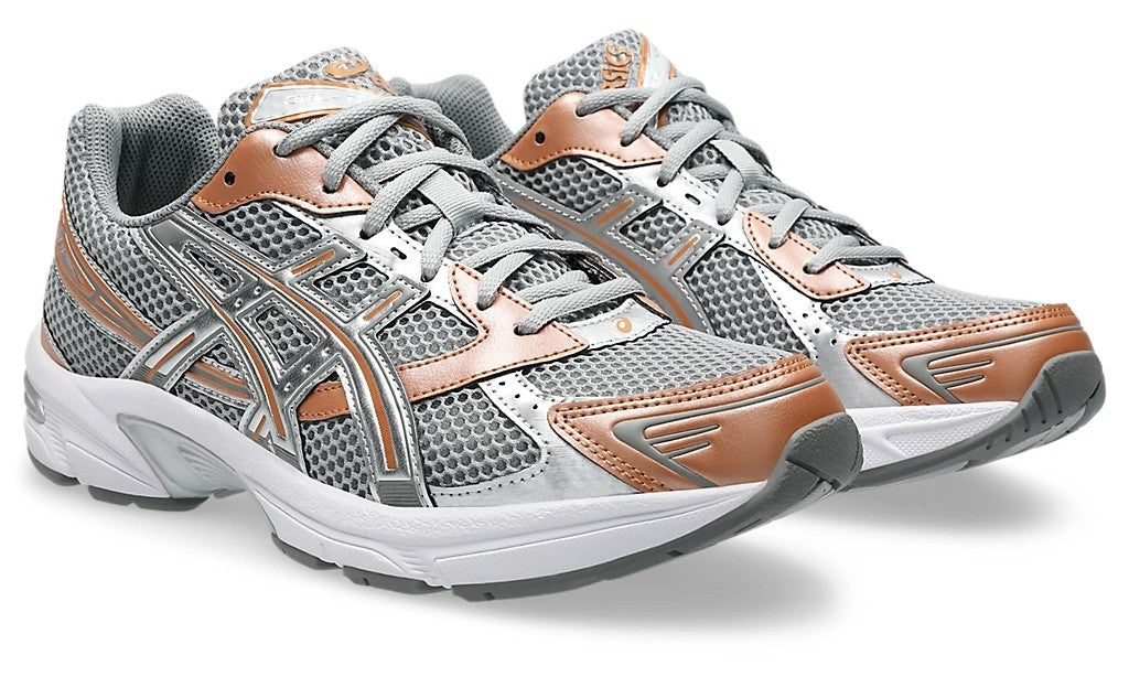 Asics Gel-1130 Cement Grey Rust Orange Front