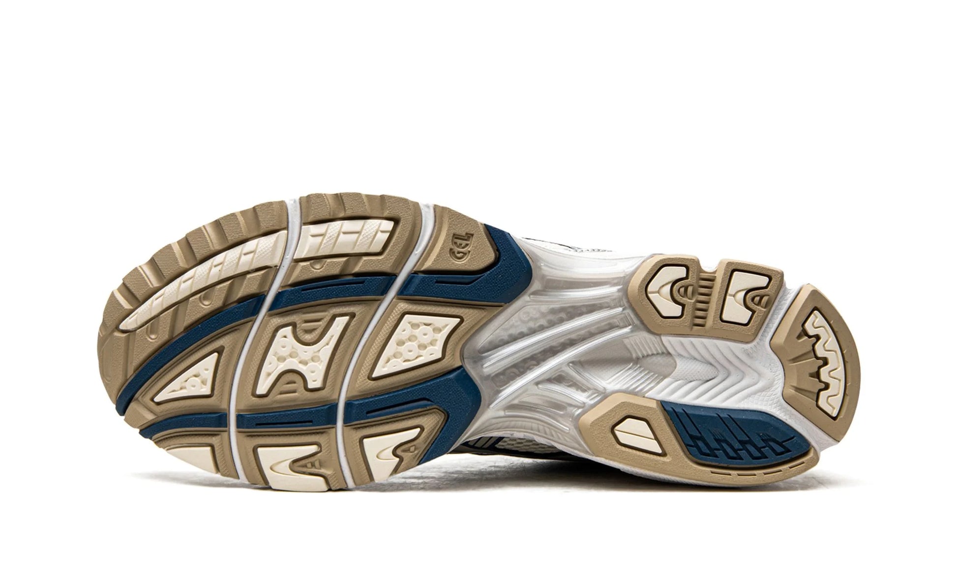 Asics Kayano 14 Cream Pure Silver Champagne Bottom Outsole