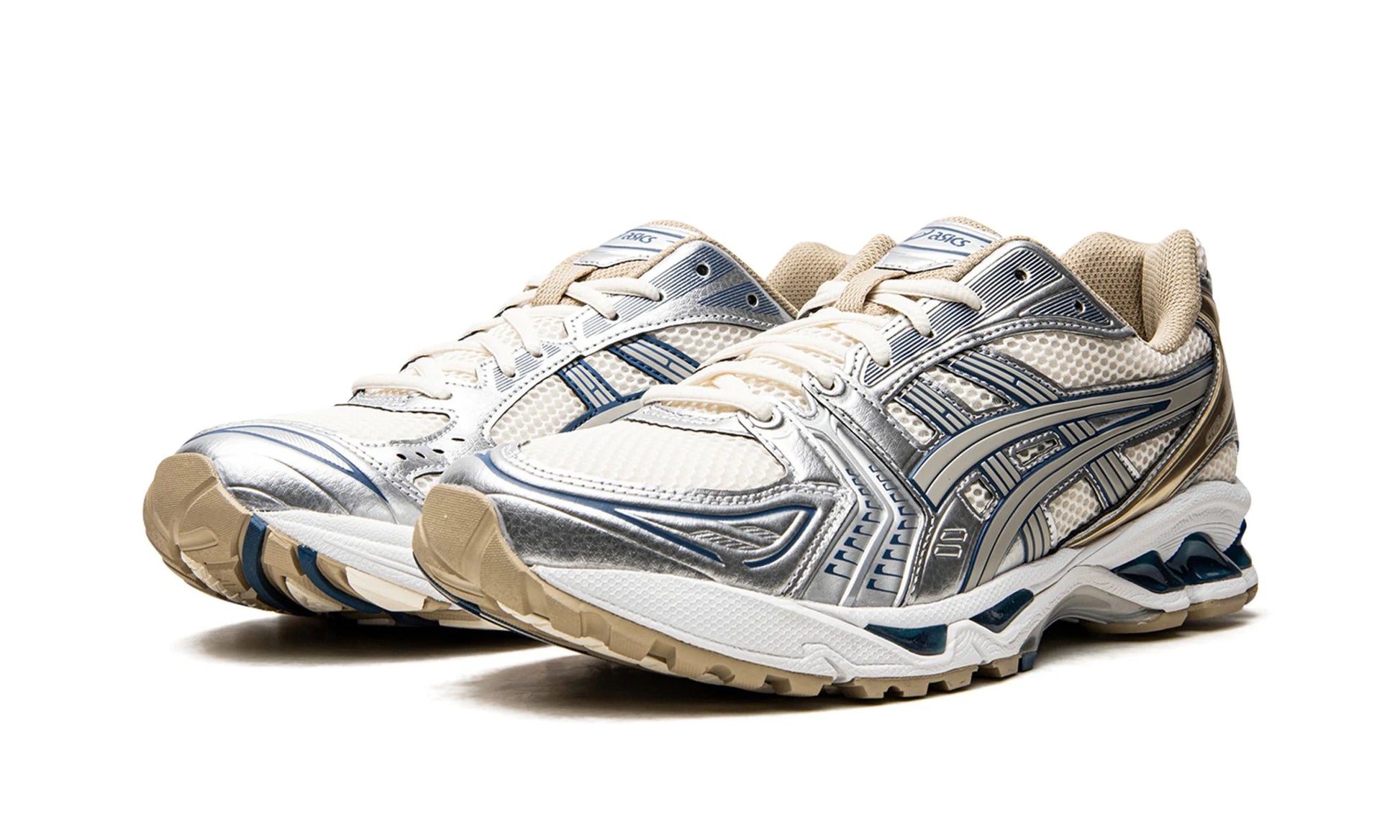 Asics Kayano 14 Cream Pure Silver Champagne Front