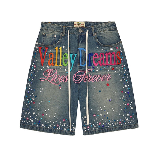 Vale Blue Ice Cream Jorts