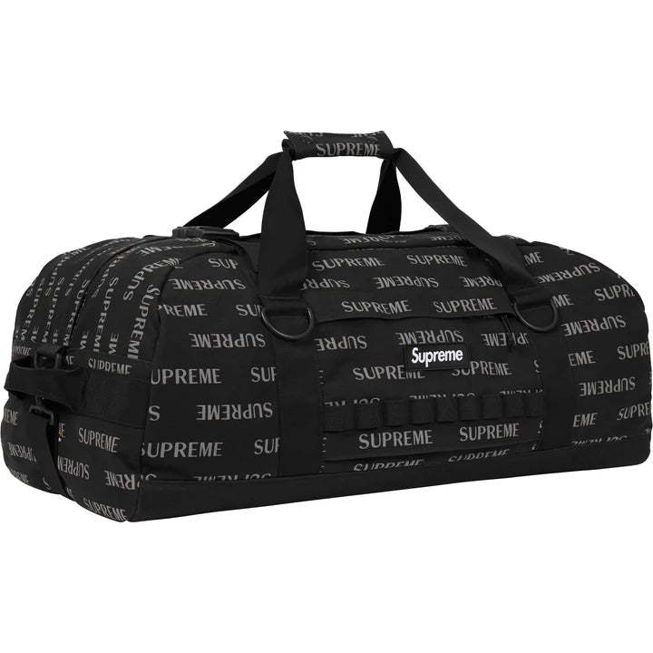 Supreme Black Large Duffle Bag FW26